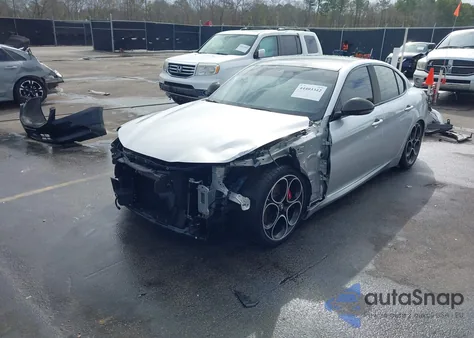2019 Alfa Romeo Giulia Ti Sport Rwd z USA, uszkodzony, nr VIN ZARFAMBN8K7621462